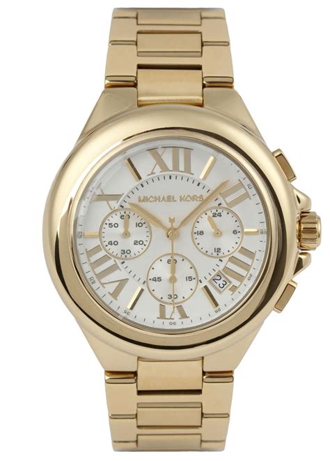 gold tone stainless steel|michael kors gold tone watch.